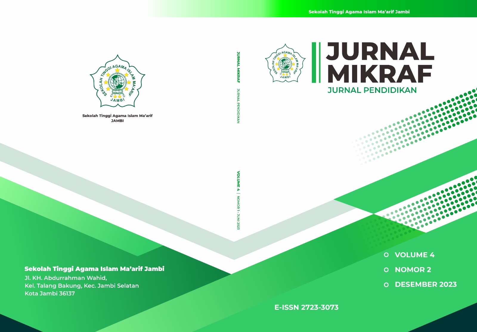					View Vol. 7 No. 1 (2026): Jurnal Mikraf: Jurnal Pendidikan
				
